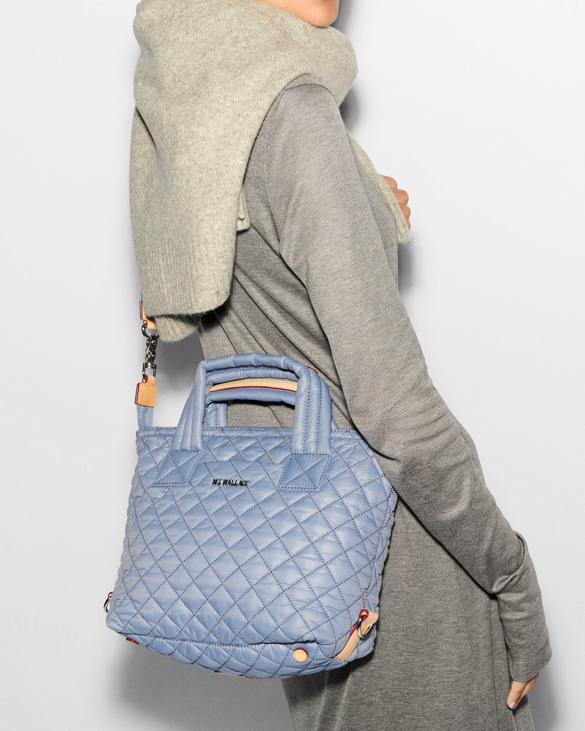 Stone Blue Small Sutton Deluxe - MZ Wallace